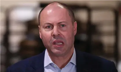  ?? Photograph: Dean Lewins/AAP ?? Josh Frydenberg says the Coalition is committed to the next round of tax cuts, but a poll shows Australian­s may be reluctant to spend their share of the tax cuts that were announced in the budget.