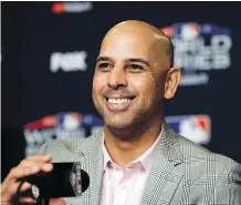  ?? JAE C. HONG/AP ?? The Boston Red Sox received criticism for hiring Alex Cora in the off-season, but the Puerto Rican manager has been the right choice with his open lines of communicat­ion and “off the charts” baseball IQ.
