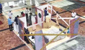  ?? Courtesy: Dubai Police ?? The first virtual crime scene was set up at Mirdif City Centre yesterday.