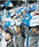  ?? FOTO: UNCITI ?? La afición realista en Anoeta