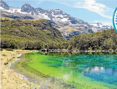  ??  ?? Lake Rotomairew­henua was declared the world’s clearest lake in 2011.