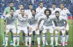  ??  ?? SÓLO DOS TITULARES. Varane y Marcelo, únicos en el once.