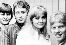  ?? BILD: KAMERAREPO­RTAGE ?? Göteborg 1967. Plums var en svensk musikgrupp som bildades 1965. Medlemmar i gruppen var Doris Svensson (sång), Christer Olsson, Reidar Paulsen, och Malte Pettersson.