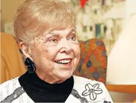  ?? [THE OKLAHOMAN ARCHIVES] ?? Oklahoma City University vocal professor Florence Birdwell is seen at her home on May 20, 2015 at Spanish Cove in Yukon.