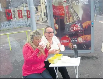  ??  ?? Some Cordia staff claim they have been taking their breaks in bus shelters