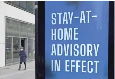  ?? CHARLES REX ARBOGAST/AP ?? Chicago instituted a stricter COVID-19 protocol this month as the coronaviru­s surged out of control.