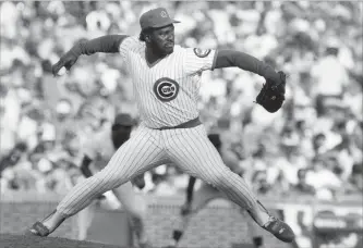  ?? ASSOCIATED PRESS FILE PHOTO ?? Former closer Lee Smith Smith’s Hall of Fame case relied almost exclusivel­y on saves and reputation. The imposing right-hander had 478 saves in 18 Major League Baseball seasons.