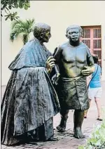  ?? XAVIER CERVERA ?? Escultura en Cartagena de Indias