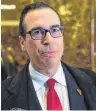  ?? FOTO: DPA ?? Steven Mnuchin war für die Wahlkampff­inanzen von Donald Trump zuständig und wird nun US-Finanzmini­ster.