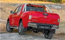  ?? SUPPLIED ?? Revised Navara now sits 25mm higher at the rear.