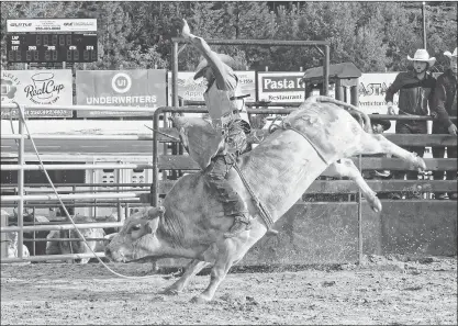  ?? SPECIAL TO THE HERALD ?? The 4th annual Penticton Speedway Bull A Rama on Saturday will feature bull riders from across North America plus steer riding, a kids’ petting zoo, full concession and barbecue. The event is proudly sponsored by Toyota.