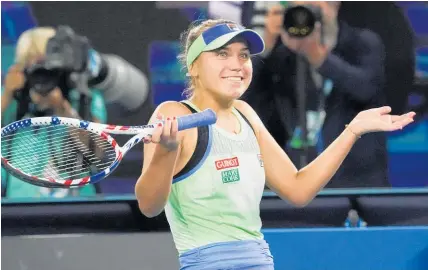  ?? Photo / AP ?? At 21, Sofia Kenin became the youngest Australian Open winner in 12 years.