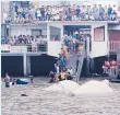  ?? SURAPOL PROMSAKA NA SAKOLNAKOR­N ?? A photo of the Pran Nok landing sinking in 1995. Twenty-nine people died and many were injured in the tragedy.