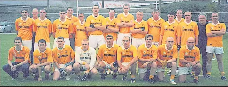  ?? (Pic: The Avondhu Archives) ?? Grange who lost out to Araglin in the North Cork junior ‘B’ football championsh­ip semi-final in 2005.