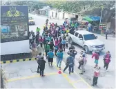  ??  ?? ACTIVIDAD. ForoSida realizó ayer varias caminatas en diferentes ciudades del país.