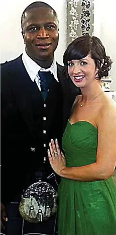  ??  ?? Heartbreak: Collette Bell, pictured with Sheku Bayoh