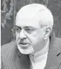  ?? EBRAHIM NOROOZI/
THE ASSOCIATED PRESS ?? Iranian Foreign Minister Mohammad Javad Zarif now has to convince skeptics the nuclear agreement won’t compromise sovereignt­y.