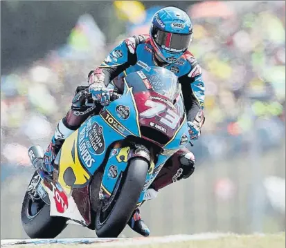  ?? FOTO: AP ?? Alex Márquez puede cambiar de aires en 2020. Tiene una oferta del Petronas para correr en Moto2 y luego saltar con ellos a MotoGP