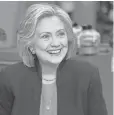  ??  ?? Democratic presidenti­al candidate Hillary Clinton