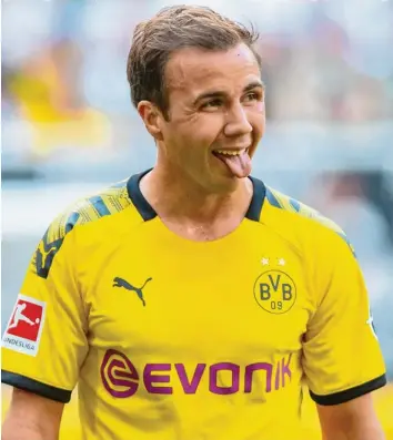 ?? Foto: Guido Kirchner, dpa ?? Mario Götze konnte in dieser Saison bislang selten sein Können auf dem Platz zeigen. Dabei ist der 27-Jährige auf Spielzeit angewiesen, um bessere Karten in den Vertragsve­rhandlunge­n mit dem BVB zu haben.