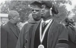  ?? — AFP ?? Entreprene­ur and philanthro­pist Sean “Diddy” Combs arrives at Howard University’s 146th commenceme­nt in Washington recently.