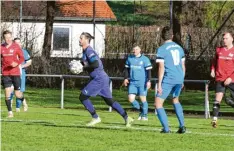  ?? Foto: Karl Aumiller ?? Glötts Torhüter Dominik Trenker war ein sicherer Rückhalt seiner Elf beim 3:0-Sieg gegen Jettingen.