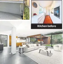  ?? ?? Kitchen before
A northern aspect ensures the main living is light and bright.