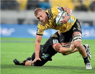  ?? PHOTOS: GETTY IMAGES ?? Hurricanes stalwart Brad Shields is set to be the subject of a tug o’ war between New Zealand and England over his services after the Super Rugby season.