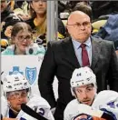  ?? Joe Sargent / NHLI via Getty Images ?? The Islanders fired head coach Barry Trotz on Monday. Trotz, went 152-102-34 in four seasons
with New York and led the Islanders to two conference finals.