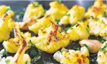  ?? ?? Roasting cauliflowe­r adds a nutty, smoky flavour to this otherwise mildly flavoured side dish. ISTOCK