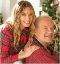  ?? Courtesy of A&E Networks ?? Spencer and Kelsey Grammer in “The 12 Days of Christmas Eve”