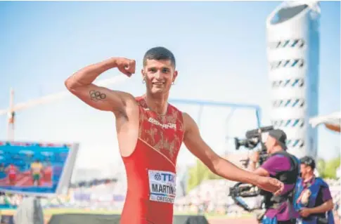  ?? // EP ?? Asier Martínez, tras conquistar la medalla de bronce en el Mundial de Oregón