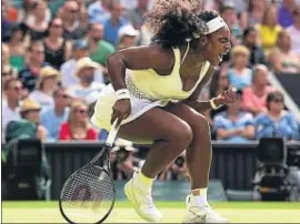 ?? SHAUN BOTTERILL / GETTY ?? Un gesto ganador de Serena Williams, número uno del mundo