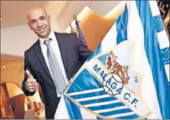  ??  ?? Manolo Gaspar, director deportivo del Málaga.