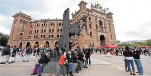  ?? BELÉN DÍAZ ?? Los madrileños pudieron ir a los toros en Las Ventas por primera vez en pandemia