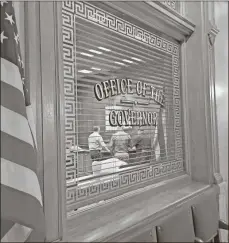  ?? GNTC ?? The Governor’s Office in the Georgia State Capitol Building now holds two desks designed by GNTC student William Rutledge of Georgia Correction­al Industries. Rutledge began working with GCI while serving a prison sentence and was hired full-time once he was released.