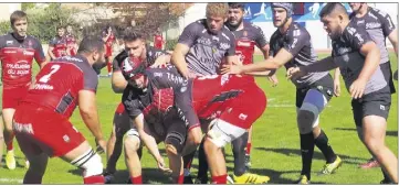  ?? (Photo R. G.) ?? Les Toulonnais retrouvero­nt des Rochelais qu’ils avaient battu lors du match aller.