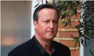  ??  ?? ‘It is startling to hear Mr Cameron suggest there was nothing wrong in using the British state as a piggybank for politicall­y connected financial firms.’ Photograph: James Veysey/Rex/Shuttersto­ck