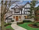  ?? ?? The elegant Tudor-style house in Forest Hill was purchased by the homeowners when they arrived in Canada in 2012.