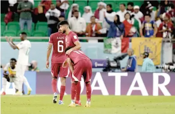  ?? ?? Qatar nuevamente perdió y es el primer país en quedar eliminado en lo que es su propio Mundial.