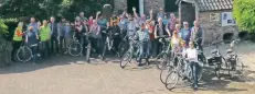  ?? FOTO: PR ?? Zwei große Fahrradgru­ppen aus Meppen waren vier Tage in Wesel – im September folgt der Gegenbesuc­h im Emsland.