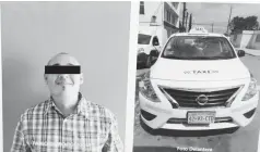  ??  ?? Acusado. El taxista Pablo Otero es señalado como el violador de una mujer, que era su pasajera y encima conocía.