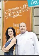  ??  ?? Daniel Boulud buddy Georgette Farkas and chef David Malbequi in front of their upcoming bistro.