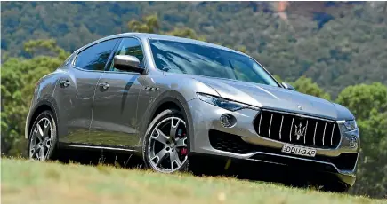  ??  ?? Is Levante the only ‘proper’ Italian SUV you can buy in NZ at the moment? We think so. But more are coming.