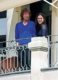  ??  ?? Melanie and Mick snapped together for the first time at a Zürich hotel in 2014