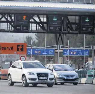  ?? (Photo doc Var-matin) ?? Les péages des autoroutes augmentent en moyenne de , % en France.