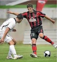  ?? PHOTO: PHILLIP ROLLO/FAIRFAX NZ ?? Tasman United have signed former Canterbury and Waitakere defender Jordan Swaney for the upcoming national league season.
