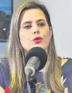  ?? ?? Kattya González (PEN), expulsada del Senado por una mayoría de 23 senadores el 14 de febrero pasado.