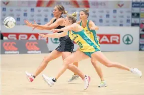  ??  ?? There are concerns New Zealand may lose ground on Australia by reverting to a domestic netball league.