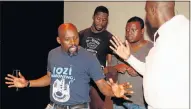  ?? Picture: JUDY DE VEGA ?? JOZI CULTURE: James Ngcobo rehearses with his crew at the Opera House in Port Elizabeth